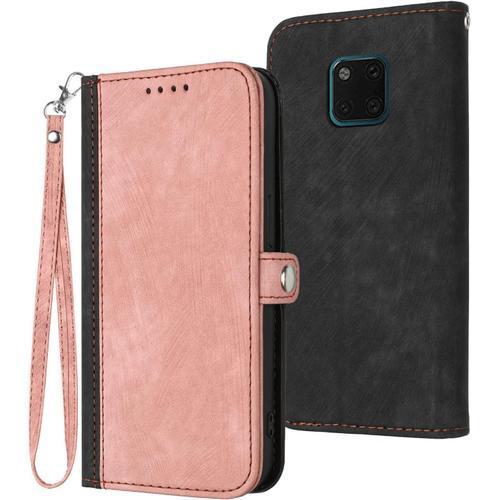 Coque Cuir Pour Huawei Mate 20 Pro,Etui En Cuir Pour Téléphone Port... on Productcaster.