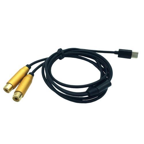 Double Rca Femelle Vers Type-c Usb C Signal Vidéo Audio Av Connecte... on Productcaster.