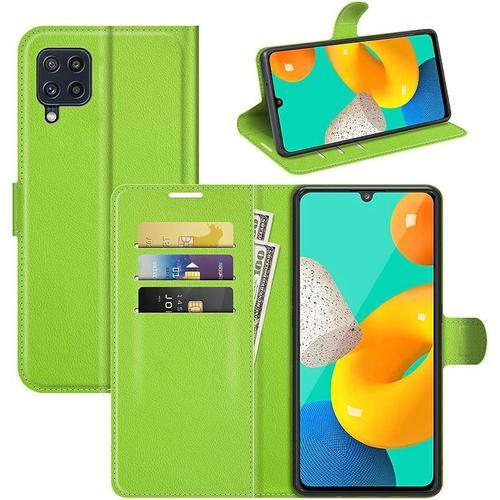 Coque Pour Samsung Galaxy M32, Antichoc Portefeuille Étui Housse En... on Productcaster.