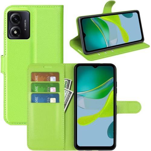 Coque Pour Motorola Moto E13, Antichoc Portefeuille Étui Housse En ... on Productcaster.