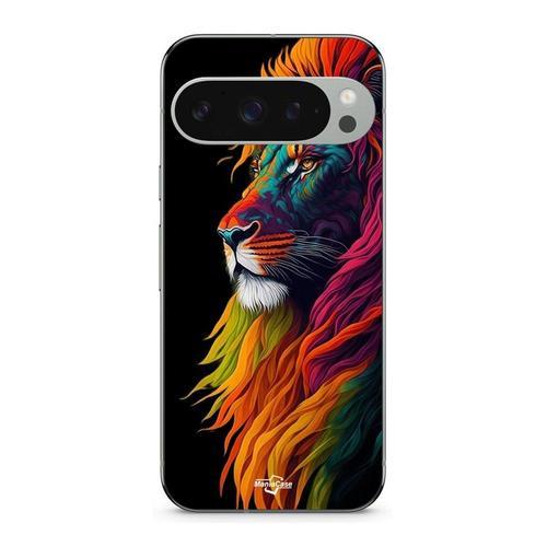 Coque Google Pixel 9 Pro Xl Lion Majestueux Coloré on Productcaster.