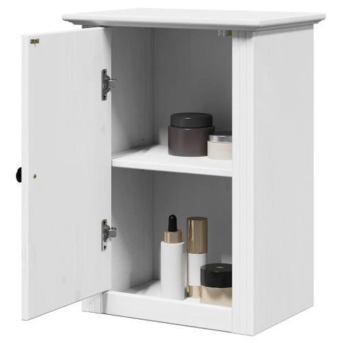 Vidaxl Armoire Murale De Salle De Bain Bodo Blanc 44x30x60 Cm on Productcaster.