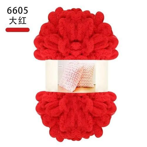 Pelote de Fil de Chenille Doux et Bouffant,Épais,Tissé à la Main,po... on Productcaster.