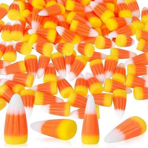 50 Pcs Halloween Résine Bonbons Maïs Artificiel 3d Candy Maïs Perle... on Productcaster.