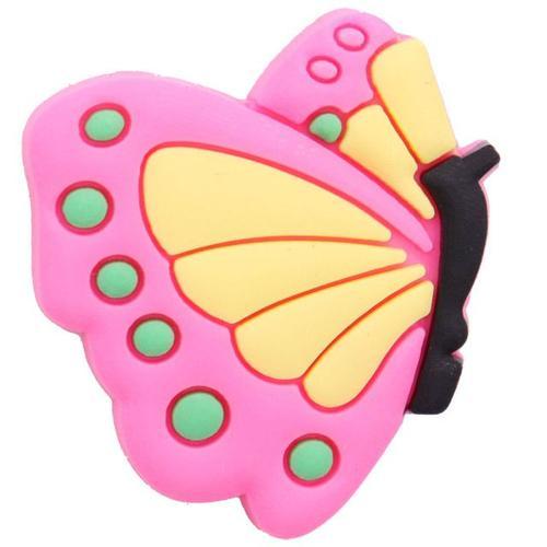 Breloques De Chaussures En Silicone Papillon Multicolore,Accessoire... on Productcaster.