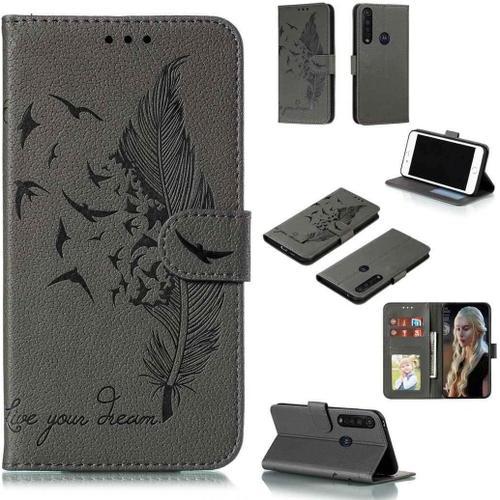 Portefeuille Coque Pour Motorola Moto G8 Plus Smartphone Magnétique... on Productcaster.