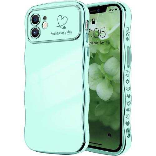 Coque Compatible Avec Iphone 12 Motif Coeur Housse Portable Forme O... on Productcaster.