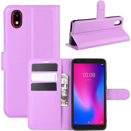 Coque Pour Zte Blade A3 2020 Etui De Protection En Pu Cuir Flip Cov... on Productcaster.