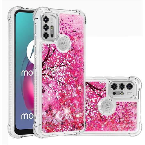 Coque Pour Motorola Moto G30, Liquid Glitter Sparkle Moving Transpa... on Productcaster.