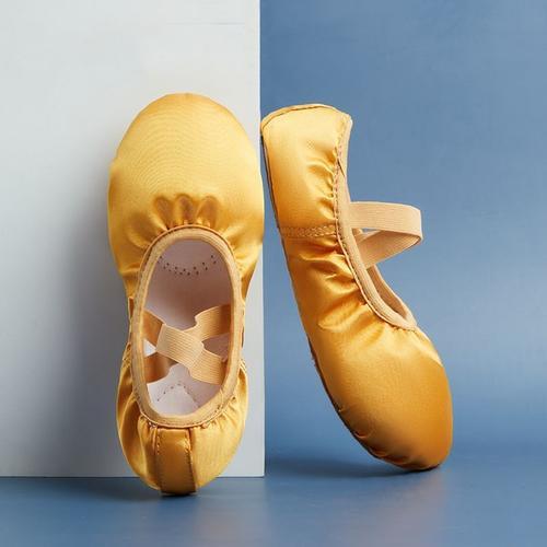 Chaussures De Ballet En Satin De Soie Pour Filles,Pantoufles De Dan... on Productcaster.