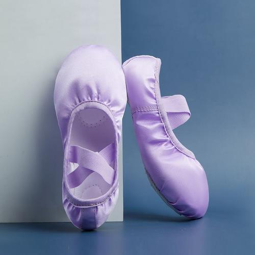 Chaussures De Ballet En Satin De Soie Pour Filles,Pantoufles De Dan... on Productcaster.