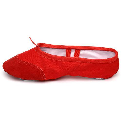 Chaussures De Ballet En Toile Pour Filles,Pantoufles De Danse Plate... on Productcaster.