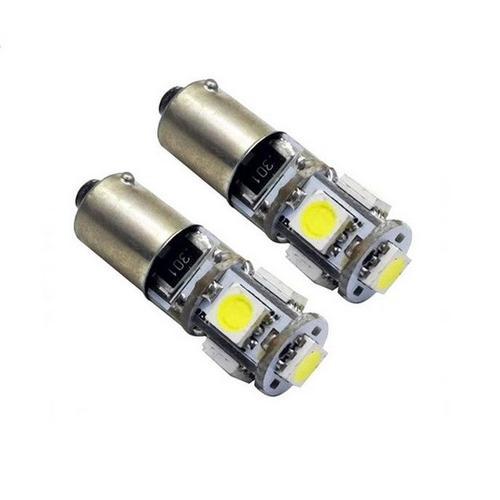 Ampoules Led H6w Bax9s 5smd 6000k Blanc on Productcaster.