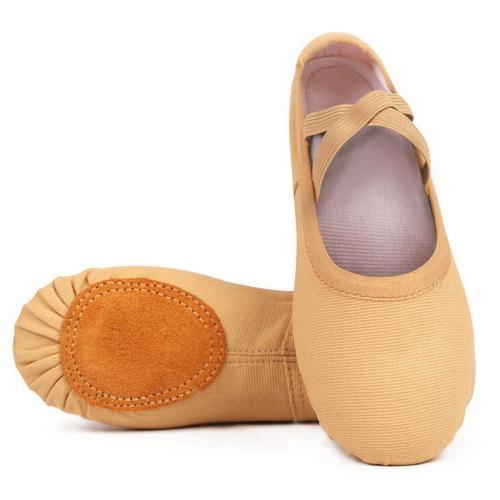 Chaussons De Ballet Pour Filles,Chaussures De Gymnastique Pour Enfa... on Productcaster.