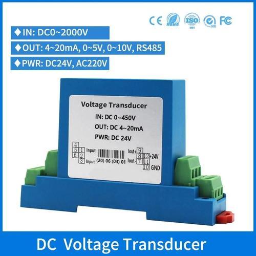 Sortie 4-20mA - CC 0-50V - Alimenté par DC24V - Transducteur de ten... on Productcaster.