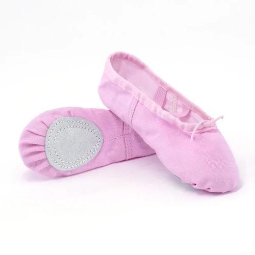 Ballerines De Danse Plates En Toile Pour Filles,Chaussures De Danse... on Productcaster.