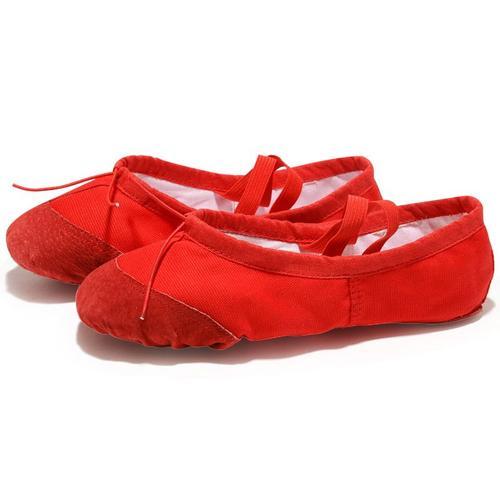 Chaussons De Ballet Souples En Toile Plate Pour Filles,Chaussures D... on Productcaster.