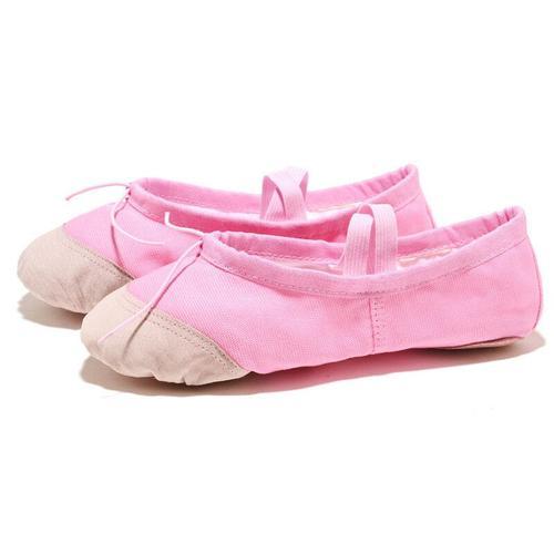 Chaussons De Ballet Souples En Toile Plate Pour Filles,Chaussures D... on Productcaster.