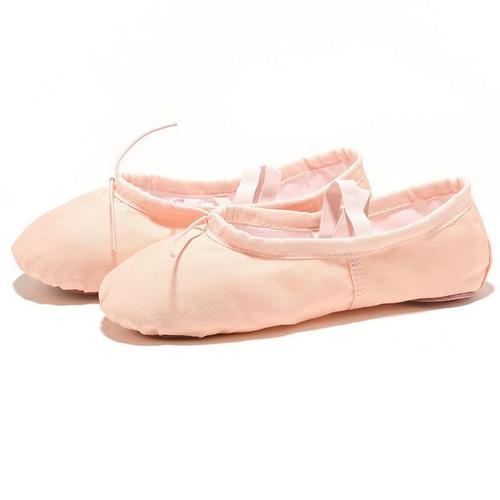 Chaussons De Danse De Ballet En Toile Pour Femmes Et Enfants,Semell... on Productcaster.