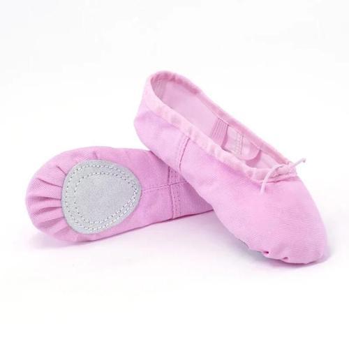 Chaussures De Danse Plates En Toile Pour Enfants Et Femmes,Ballerin... on Productcaster.