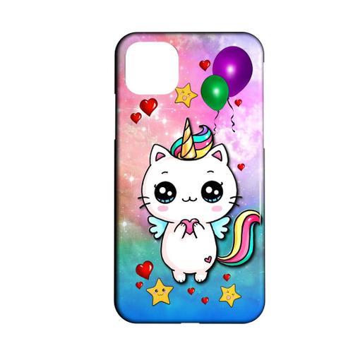 Coque Pour Iphone 16 Pro Fashion Style Chat Caticorn Kawaii 41 on Productcaster.