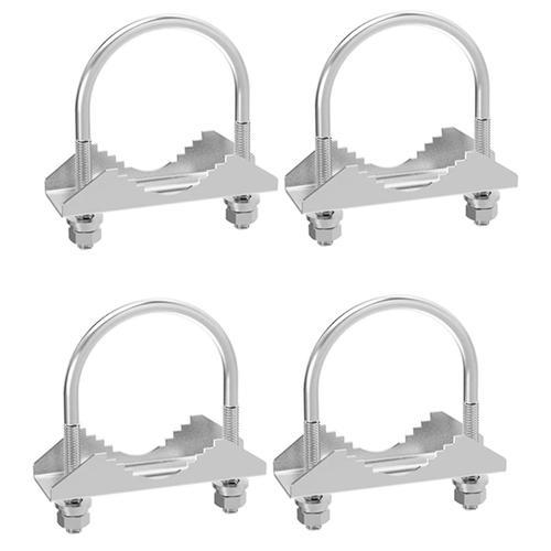 4 Set Antenna Mast Pipe Clamp avec bloc V et boulon U tous antiroui... on Productcaster.