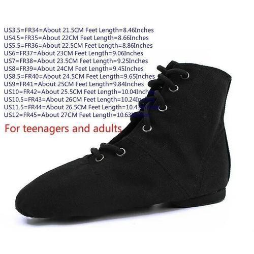 Chaussures De Danse De Jazz Pour Enfants Et Adultes,Semelle En Cuir... on Productcaster.