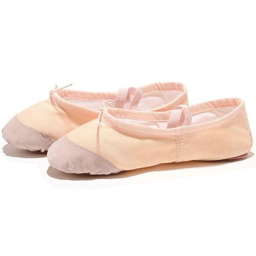 Chaussures De Danse De Ballet En Toile Souple,Chaussures Profession... on Productcaster.