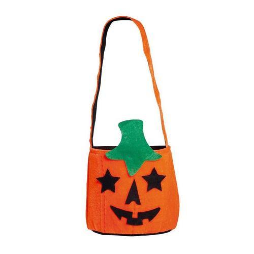 Seau Happy Pumpkin En Feutre 25 Cm on Productcaster.