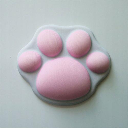 petit tapis de souris gris style patte de chat mignon on Productcaster.