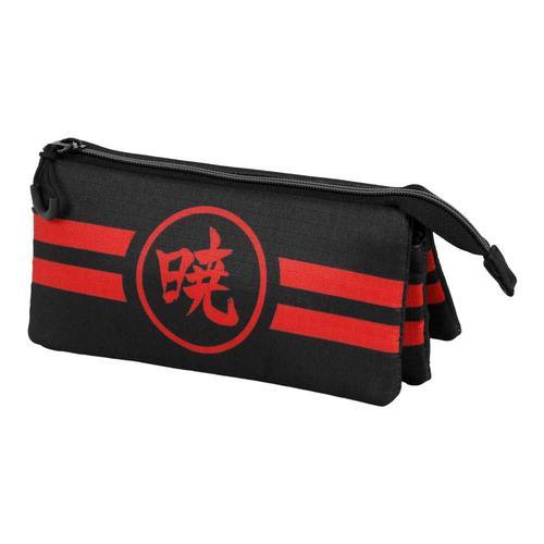 Naruto Sunrise Trousse Triple ECO, Noir on Productcaster.