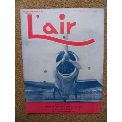 Revue L'air N°587 Du 05 Décembre 1946 on Productcaster.