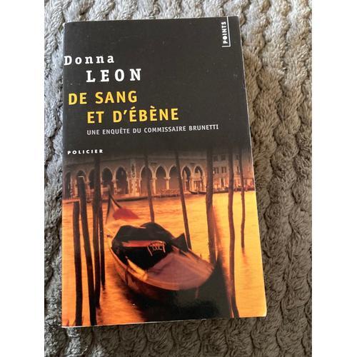 Donna Leon De Sang Et D Ébène on Productcaster.