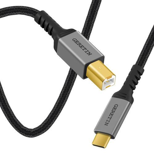 Câble d'imprimante USB C Câble Type C Mâle vers USB B Mâle Cable Sc... on Productcaster.