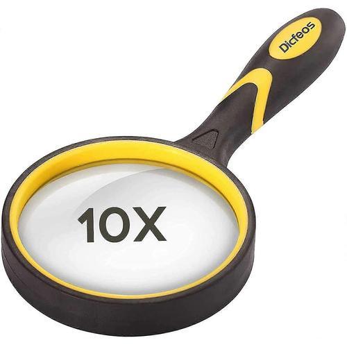 10x Loupe De Poche Incassable, Lentille En Verre De Qualité Non Ray... on Productcaster.