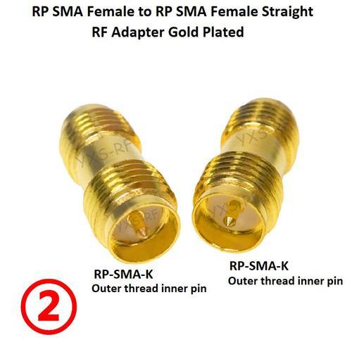 Adaptateur coaxial RF droit SMA femelle vers SMA mâle - Type RP-SMA... on Productcaster.