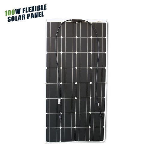 100W Panneau Solaire 16V Souple Flexible Photovoltaique Cellule Sil... on Productcaster.