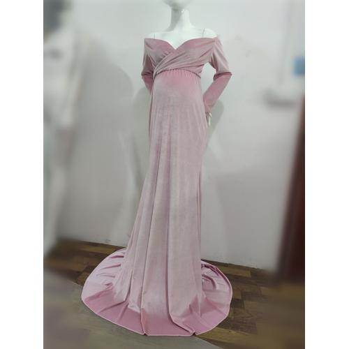 Robe Longue De Grossesse Pour Femme Enceinte,Tenue Maxi,Accessoires... on Productcaster.