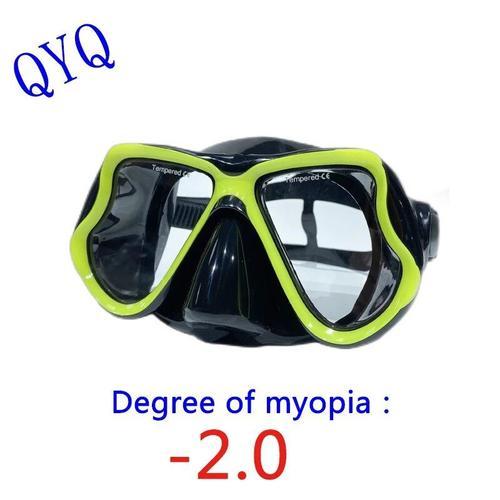 Qyq-Masque De Plongée En Apnée Pour Adultes,Lunettes Optiques Myope... on Productcaster.