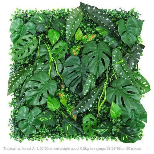 Panneau Mural De Plantes Artificielles 3d,50x50cm,En Plastique,Pour... on Productcaster.