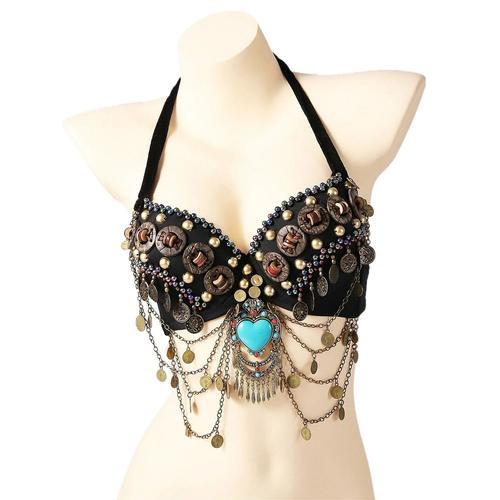 Soutien-Gorge Gitane Vintage Pour La Danse Du Ventre Tribale,Soutie... on Productcaster.