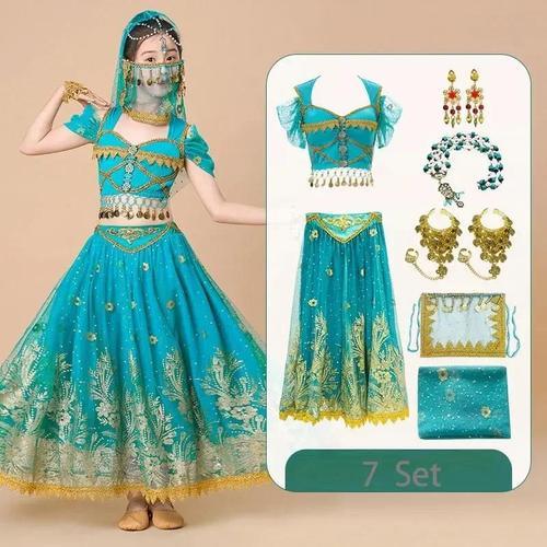 Ensemble De Danse Du Ventre Princesse Indienne Pour Enfants,Vêtemen... on Productcaster.