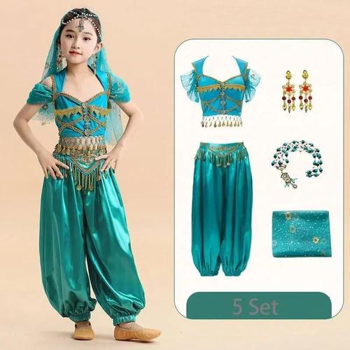 Ensemble De Danse Du Ventre Princesse Indienne Pour Enfants,Vêtemen... on Productcaster.