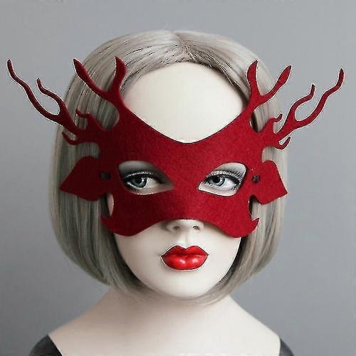 Femmes Mascarade Masques Carnaval Danse Partie Demi Visage Ballon M... on Productcaster.