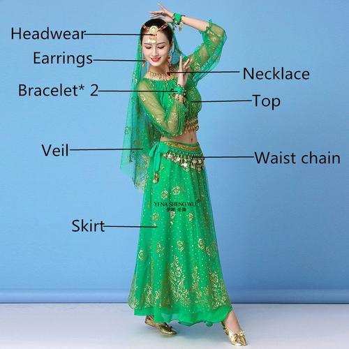 Ensemble De Robe Indienne En Mousseline De Soie Pour Femme,Vêtement... on Productcaster.