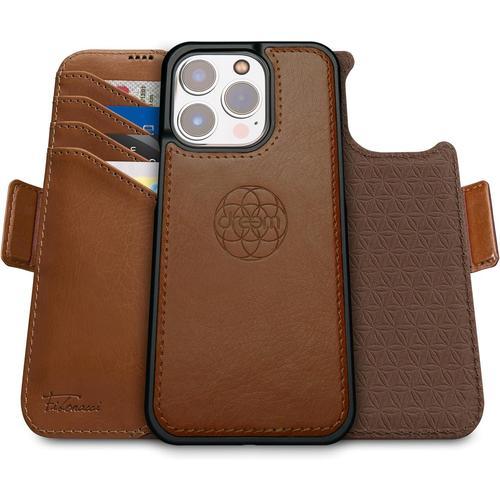 Fibonacci Compatible Avec Iphone 16 Pro Max Funda Cartera / 2-En-1 ... on Productcaster.