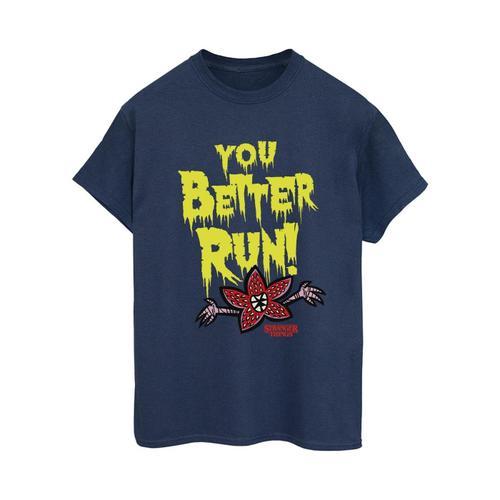 Netflix - T-Shirt Stranger Things You Better Run - Femme on Productcaster.