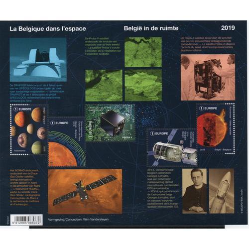 Timbre La Belgique Dans L'espace 2019 on Productcaster.