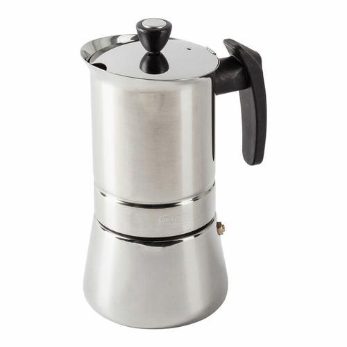 Italian Coffee Pot San Ignacio Moods SG-3594 Stainless steel 6 Cups on Productcaster.