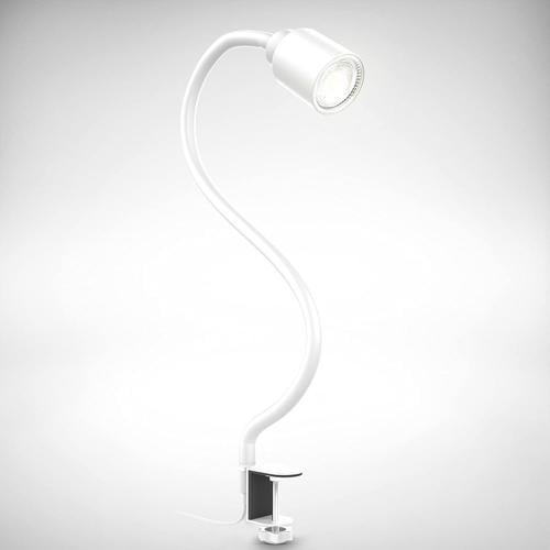 lampe de lecture LED, pivotante & inclinable avec bras flexible, av... on Productcaster.